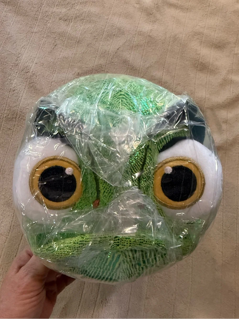Pascal Disney Green Plush Chameleon Habitat Toy